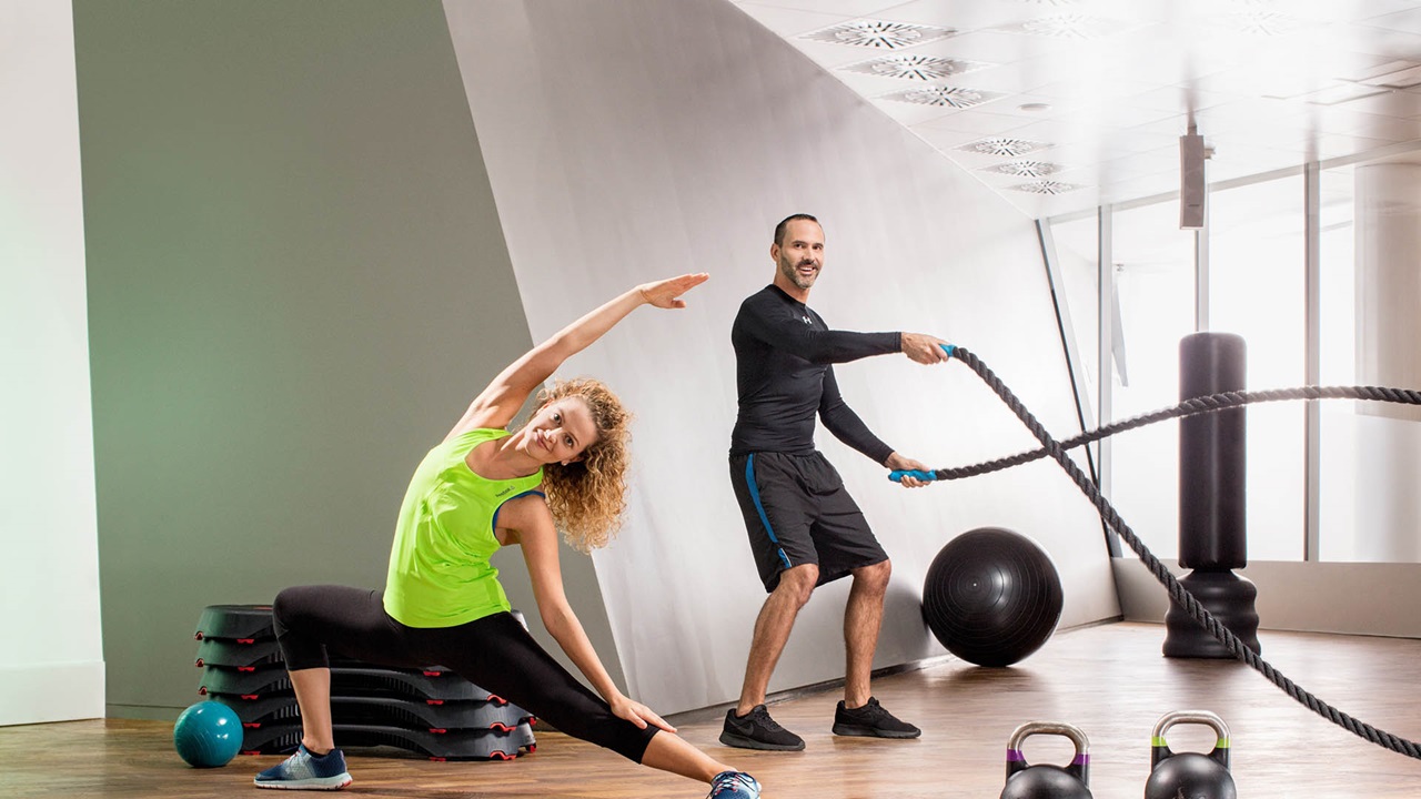 Membres de Bernaqua s'entrainement